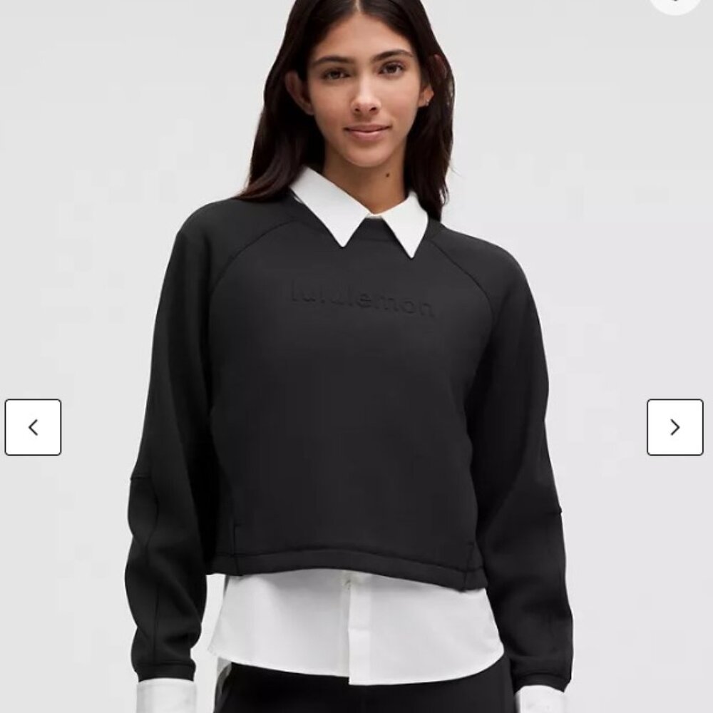 Lululemon cropped scuba pullover
